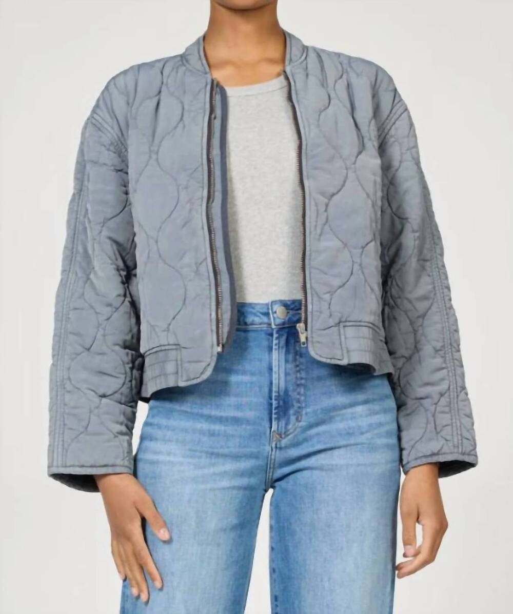 NEW DEAR JOHN DENIM maverick turbulence jacket in slate gray